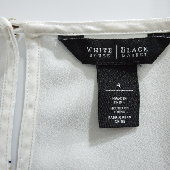 White House Black Market Patterned Top - Picture 5 of 5